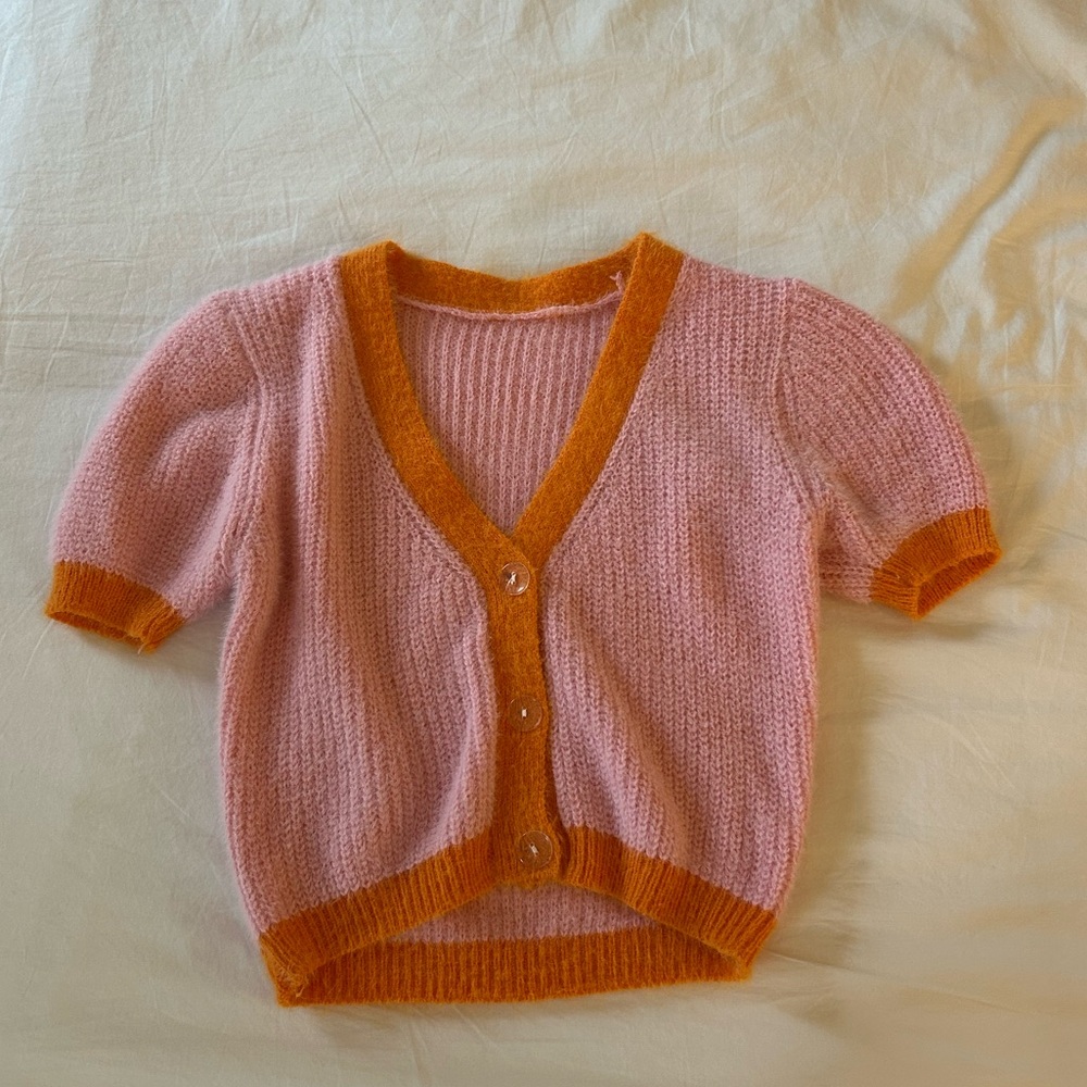 Short Sleeve Cropped Summer Sweater